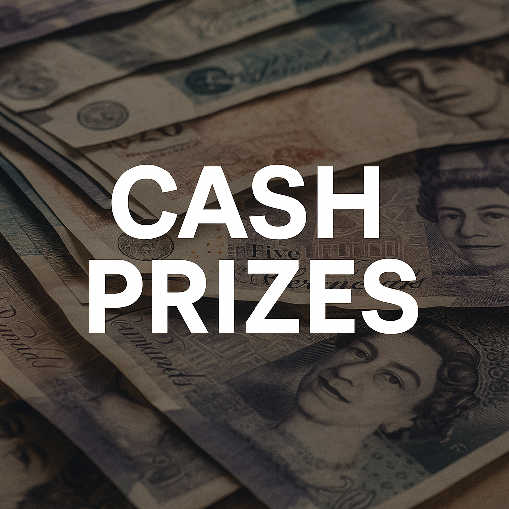 Win up to £50,000 Cash (Competition Entry)